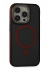 Joko iPhone 15 Pro Rocky Magsafe Kapak - Siyah-Kırmızı