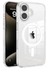 Joko iPhone 16 Gleam PC Sert Magsafe Kılıf - Şeffaf