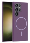 Joko Samsung Galaxy S23 Ultra Broş Magsafe Kapak - Mor