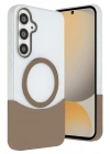 Joko Samsung Galaxy S24 FE Velar Magsafe Kapak - Çöl Titanyum