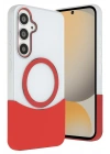 Joko Samsung Galaxy S24 FE Velar Magsafe Kapak - Kırmızı