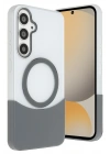 Joko Samsung Galaxy S24 FE Velar Magsafe Kapak - Natural Grey