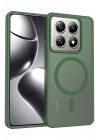 Joko Xiaomi Mi 14T Pro Jota Magsafe Kapak - Koyu Yeşil