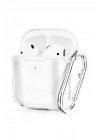 Newface Airpods 2 (2.nesil) Hang Kılıf - Şeffaf
