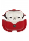 Newface Airpods 3 (3.nesil) Çanta Deri Kılıf - Kırmızı