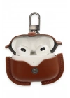 Newface Airpods 3 (3.nesil) Çanta Deri Kılıf - Taba