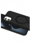 Newface Apple iPhone 11 Regal Magsafe Standlı Kapak - Siyah