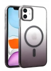 Newface Apple iPhone 12 Glossy Magsafe Kapak - Siyah