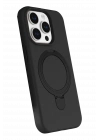 Newface Apple iPhone 14 Pro Max Regal Magsafe Standlı Kapak - Siyah