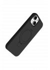 Newface Apple iPhone 14 Regal Magsafe Standlı Kapak - Siyah