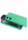 Newface Apple iPhone 16 Plus Regal Magsafe Standlı Kapak - Yeşil