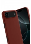 Newface Apple iPhone 17 Air First Silikon - Bordo