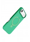 Newface Apple iPhone 17 Air Regal Magsafe Standlı Kapak - Yeşil