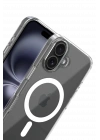 Newface Apple iPhone 17 Combo Sert Şeffaf Magsafe Kapak - Şeffaf