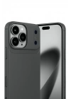 Newface Apple iPhone 17 Pro Auto Focus Karbon Kapak - Gri