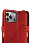 Newface Apple iPhone 17 Pro Max Trend S Plus Kapaklı Kılıf - Kırmızı