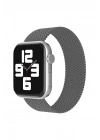 Newface Apple Watch 38mm Ayarlı Solo Silikon Kordon - Gri