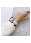 Newface Apple Watch 38mm KR414 Daks Deri Kordon - Siyah