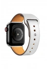 Newface Apple Watch 38mm KR415 Luaz Deri Kordon - Beyaz