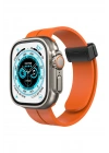 Newface Apple Watch 42mm KR412 Elegance Stylısh Kordon - Turuncu