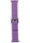 Newface Apple Watch 42mm Magnus Mıknatıslı Silikon Kordon - Mor