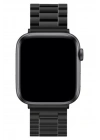 Newface Apple Watch 42mm Metal Baklalı Kordon - Siyah