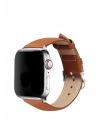 Newface Apple Watch 42mm NL26 Deri Kordon - Taba
