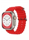 Newface Apple Watch 42mm Ocean Kordon - Kırmızı
