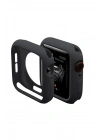 Newface Apple Watch 42mm Silikon Alt Kasa - Siyah