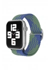 Newface Apple Watch 42mm Star Kordon - Yeşil-Lacivert