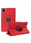 Newface Huawei Honor Pad X7 360 Tablet Deri Kılıf - Kırmızı