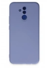 Newface Huawei Mate 20 Lite Kılıf Nano içi Kadife Silikon - Lila