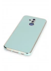Newface Huawei Mate 20 Lite Kılıf Volet Silikon - Açık Yeşil