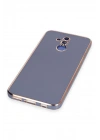 Newface Huawei Mate 20 Lite Kılıf Volet Silikon - Mavi