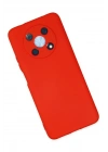 Newface Huawei Nova Y90 Kılıf Nano içi Kadife Silikon - Kırmızı