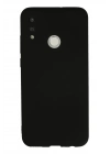 Newface Huawei P Smart 2019 Kılıf Nano içi Kadife Silikon - Siyah
