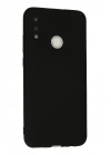 Newface Huawei P Smart 2019 Kılıf Nano içi Kadife Silikon - Siyah