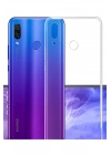 Newface Huawei P20 Lite Kılıf Lüx Şeffaf Silikon
