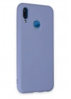 Newface Huawei P20 Lite Kılıf Nano içi Kadife Silikon - Lila