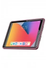 Newface iPad 10.2 (7.nesil) Kılıf Hand Strap Tablet Kılıfı - Mürdüm