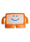 Newface iPad 10.2 (7.nesil) Kılıf Karakter Tablet Silikon - Turuncu