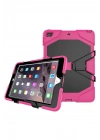 Newface iPad 5 Air 9.7 Kılıf Griffin Tablet Kapak - Pembe
