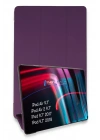Newface iPad 5 Air 9.7 Kılıf Tablet Smart Kılıf - Mor