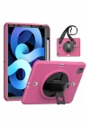 Newface iPad Pro 11 (2020) Kılıf Strap-C Otterbox Tablet Kapak - Pembe