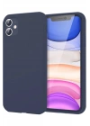 Newface iPhone 11 Kılıf First Silikon - Lacivert
