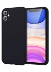 Newface iPhone 11 Kılıf First Silikon - Siyah