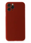 Newface iPhone 11 Pro Max Kılıf PP Ultra İnce Kapak - Kırmızı