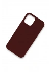 Newface iPhone 12 Pro Kılıf Lansman Legant Silikon - Bordo
