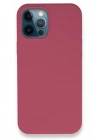Newface iPhone 12 Pro Kılıf Lansman Legant Silikon - Fuşya