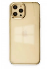 Newface iPhone 12 Pro Max Kılıf Element Silikon - Gold